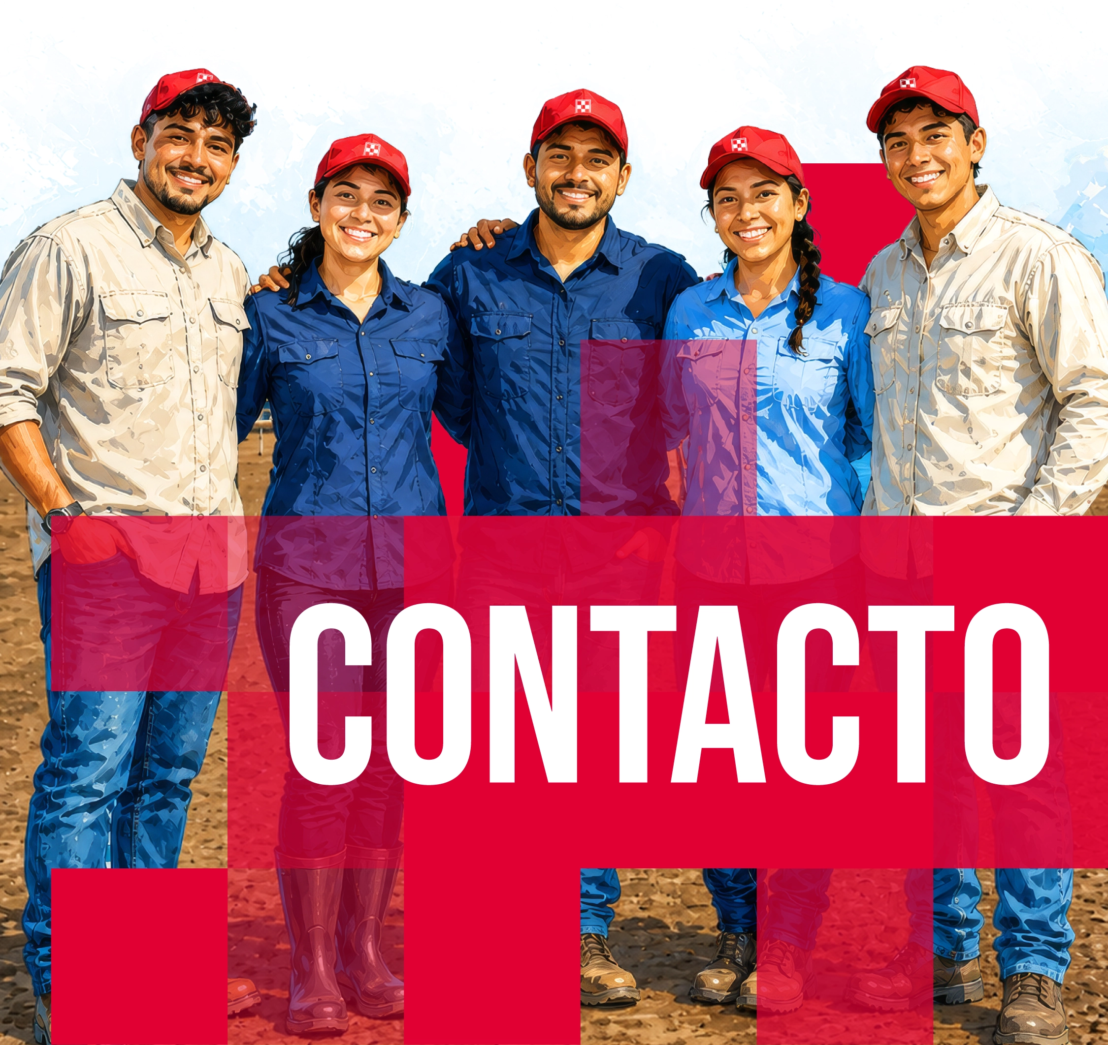 Portada temporal de la página de contacto